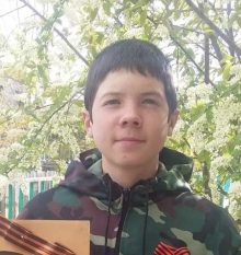 Лебедев Владимир Сергеевич, 13 лет,с. Николаевское